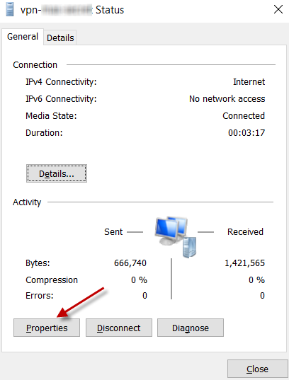 Windows VPN Disable Default Gateway - Notes Habibzain