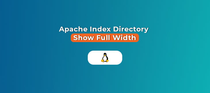 Apache Index Directory Show Full Width