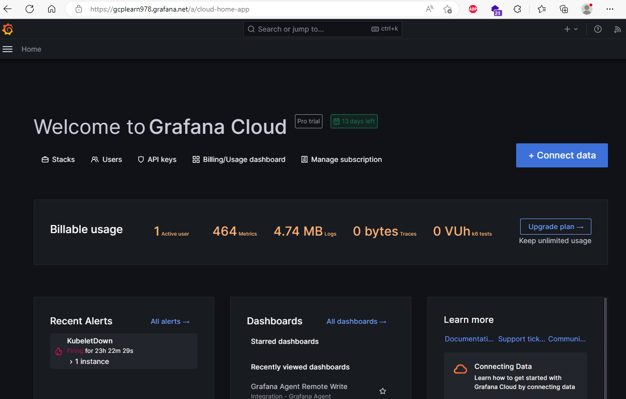 Grafana Cloud Account for FREE - Notes Habibzain